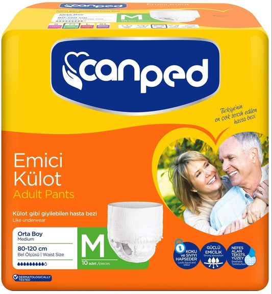 Canped Emici Külot Hasta Bezi Normal 10 Adet
