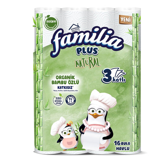 Familia Plus Natural 16'lı Kağıt Havlu