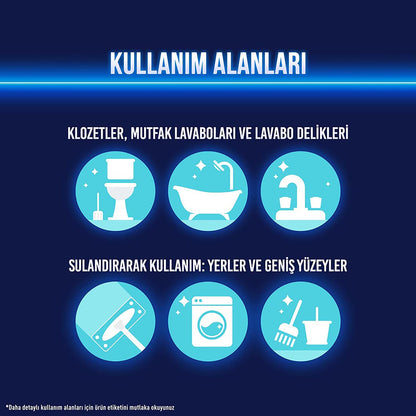 Domestos Çamaşır Suyu Ultra Beyaz 3240 ml
