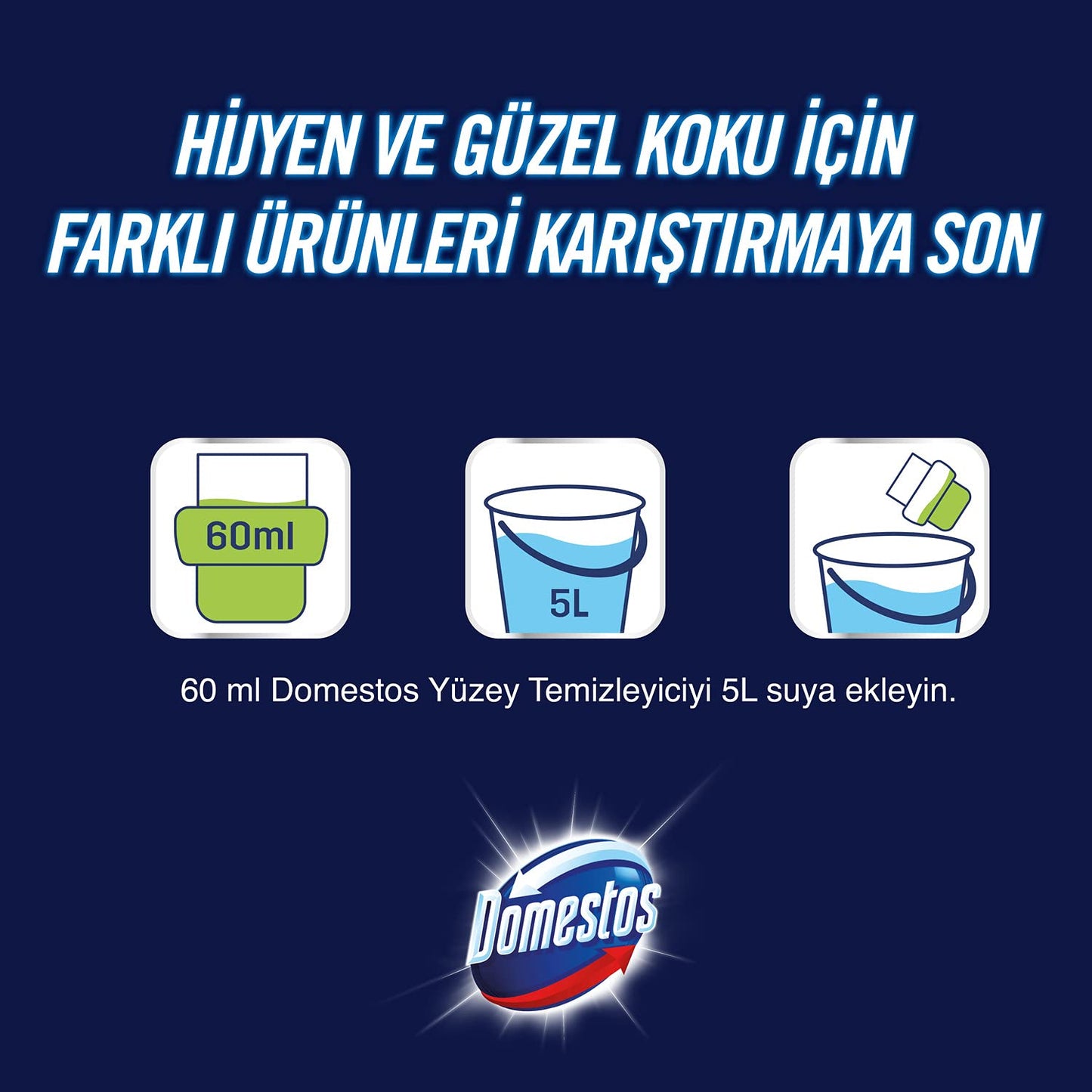 Domestos Yüzey Temizleyici Yoğun Kıvam Okyanus 1500 ml