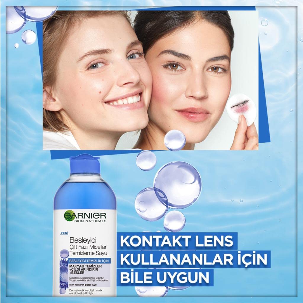 Garnier Skin Naturals Besleyici Çift Fazlı Micellar Temizleme Suyu (400 ml)