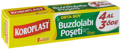 Koroplast 80'li 4 Al 3 Öde Buzdolabı Poşeti