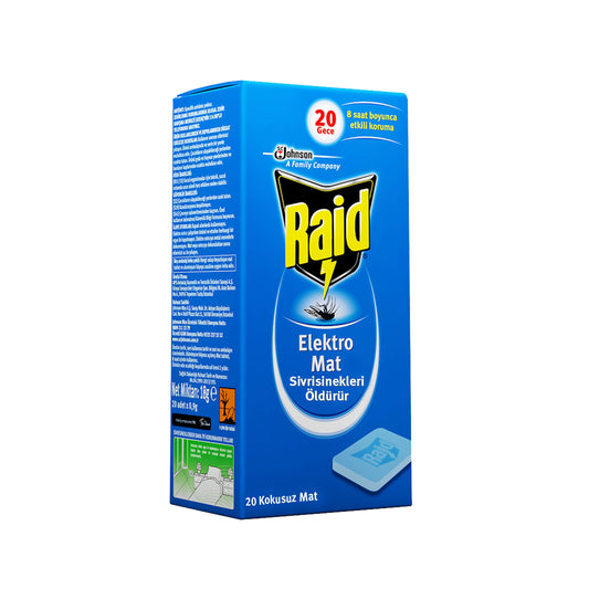 Raid Elektro Mat Kokusuz Tablet 20li