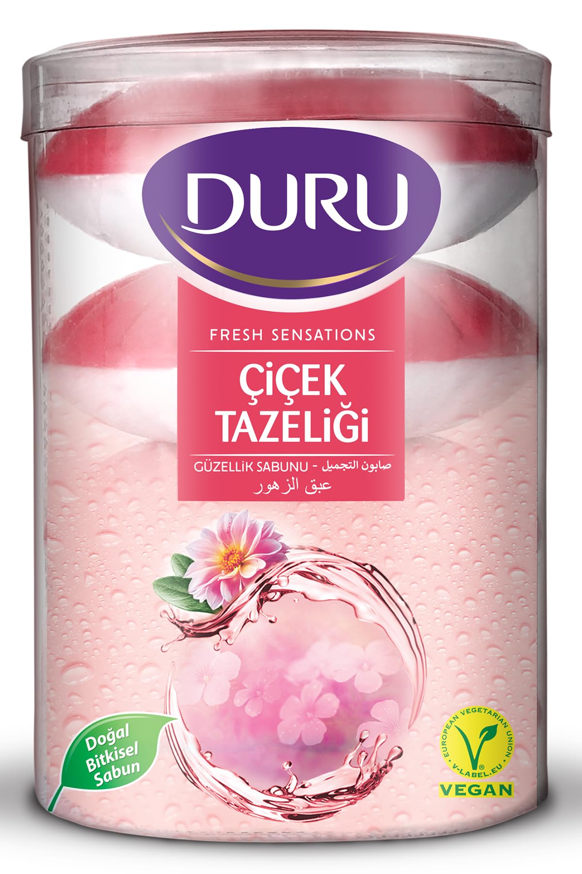 DURU Fresh Sensations Çicek Tazeliği Sabun, 100 Gramx4