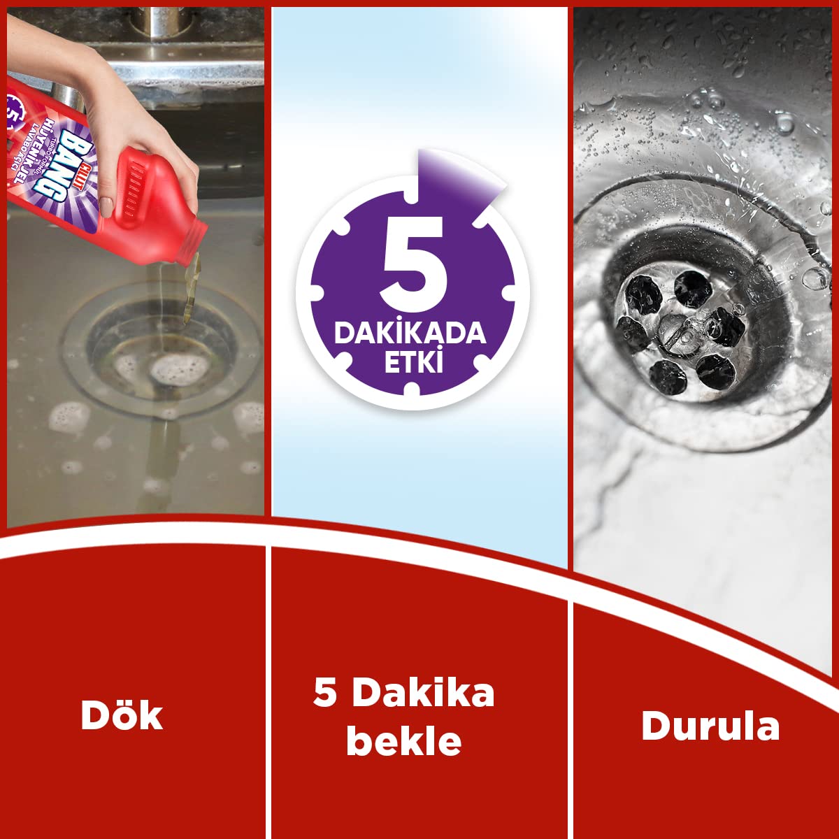 Cillit Bang Turbo Hijyenik Jel Lavabo Açıcı