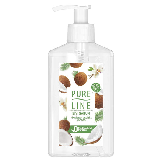 Pure Line HİNDİSTAN CEVİZİ & VANİLYA Sıvı Sabun 1 Paket (1 x 280 ml)
