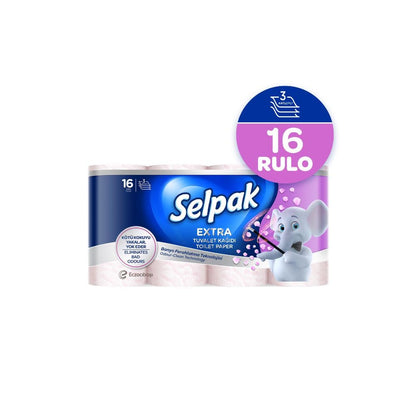 Selpak Extra Tuvalet Kağıdı Banyo Ferahlatma 16'lı