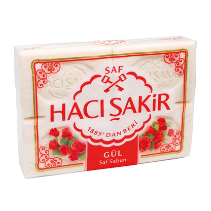 Hacı Şakir 4 Lü Banyo Sabunu Güllü
