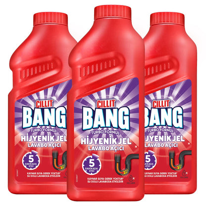 Cillit Bang Turbo Hijyenik Jel Lavabo Açıcı