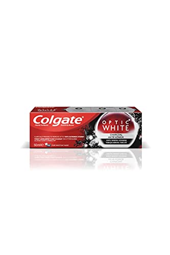 Colgate Optik Beyaz Aktif Kömür Beyazlatıcı Diş Macunu 50 ML