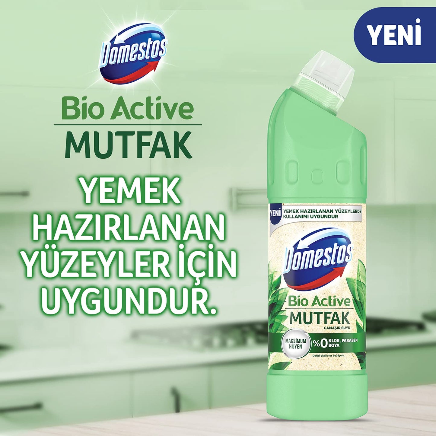 Domestos Yoğun Kıvamlı Çamaşır Suyu Bio Active 750 ml