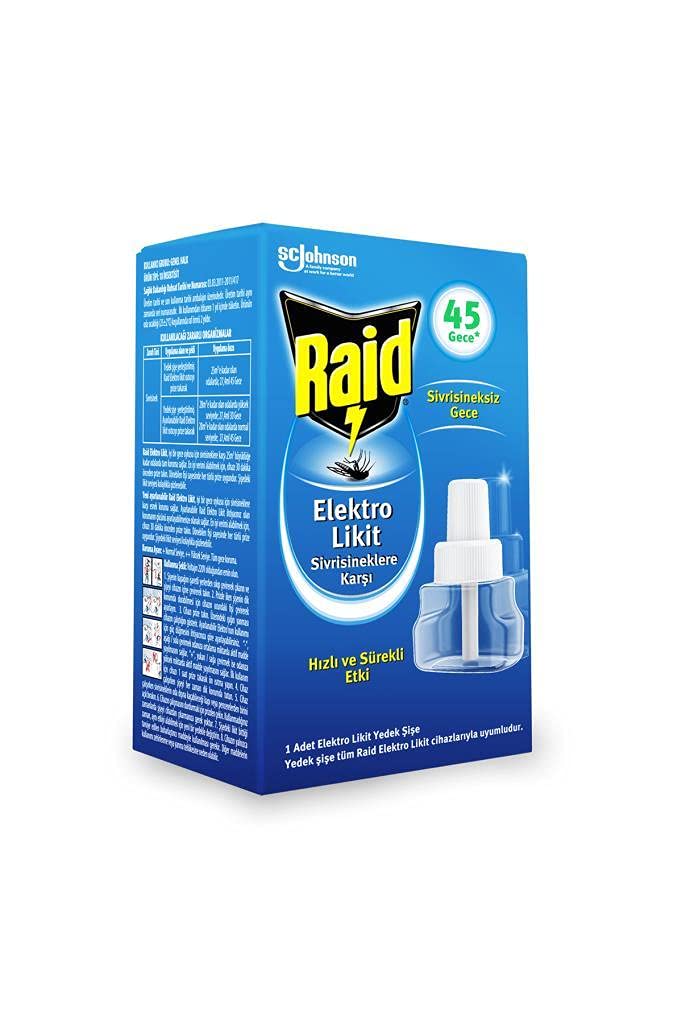 Raid Elektro Likit 45 Gece Sinek Kovucu
