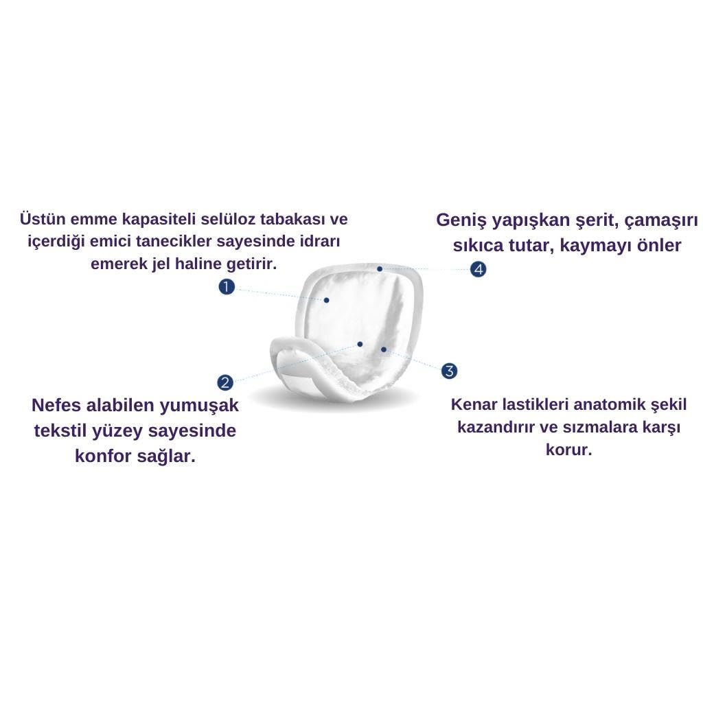 Canped Mesane Pedi Klasik Erkek M-Orta Tekli Paket
