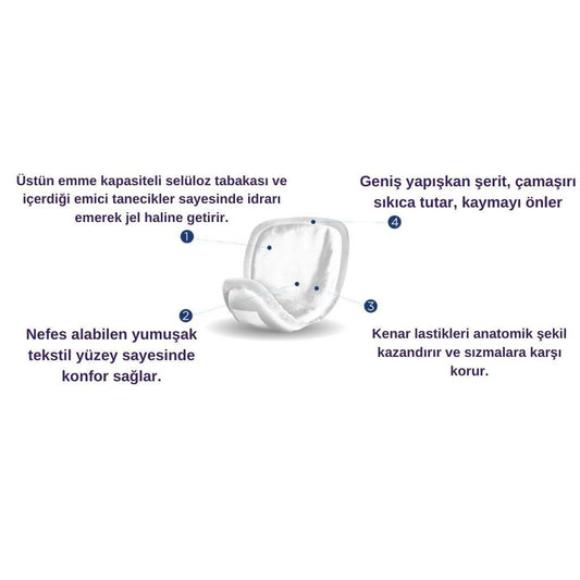 Canped Mesane Pedi Klasik Erkek M-Orta Tekli Paket