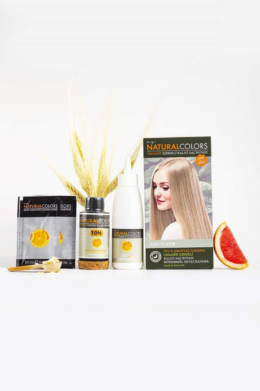 9999 My Natural Colors Organic Kit Saç Boyası 10N Platin 50ml