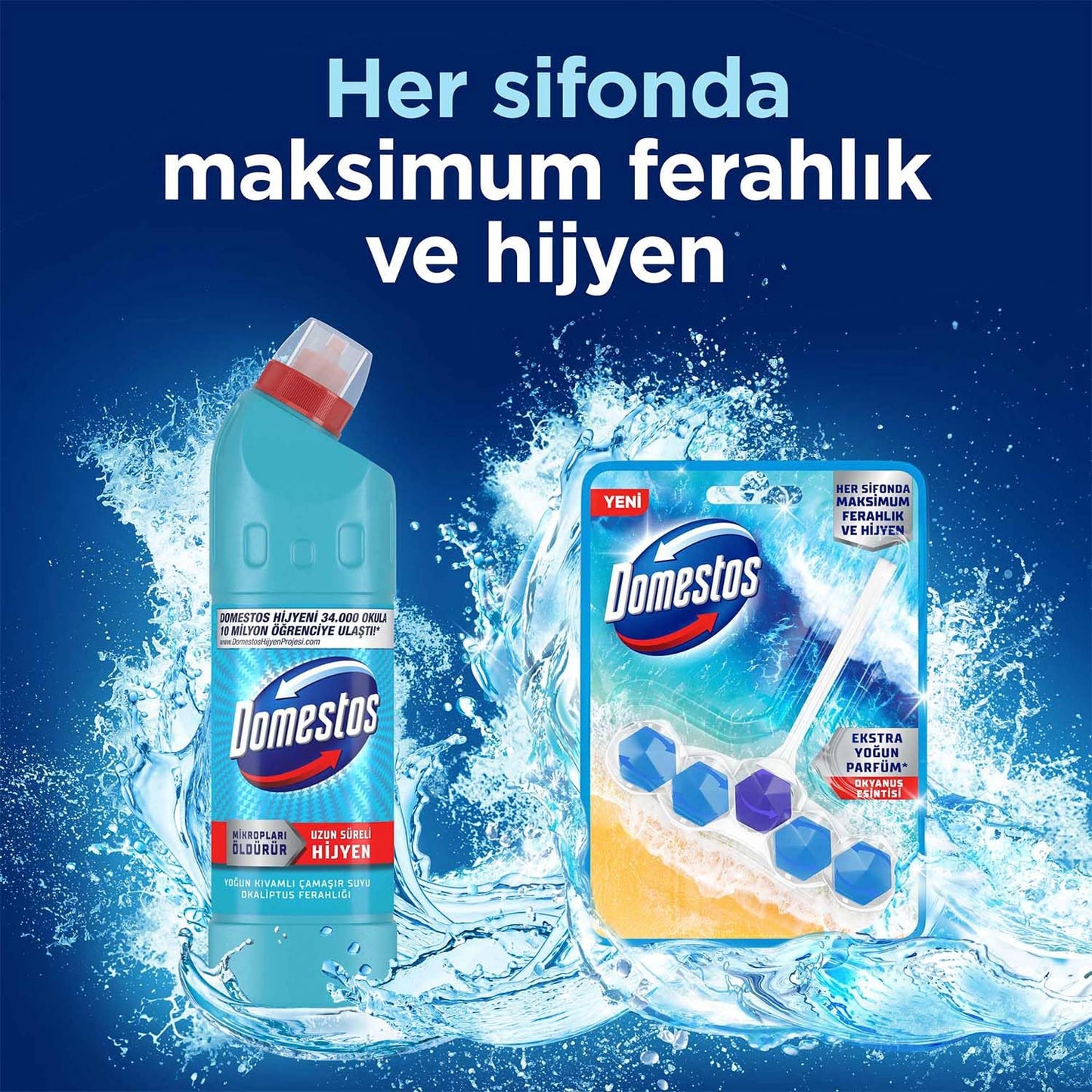 Domestos WC Blok 5'li Güç