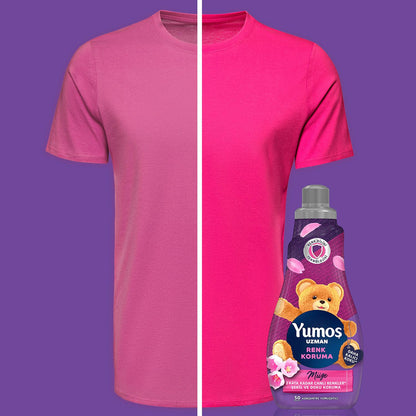 Yumoş Uzman Konsantre Çamaşır Yumuşatıcısı Renk Koruma 50 Yıkama (1 x 1200 ml)
