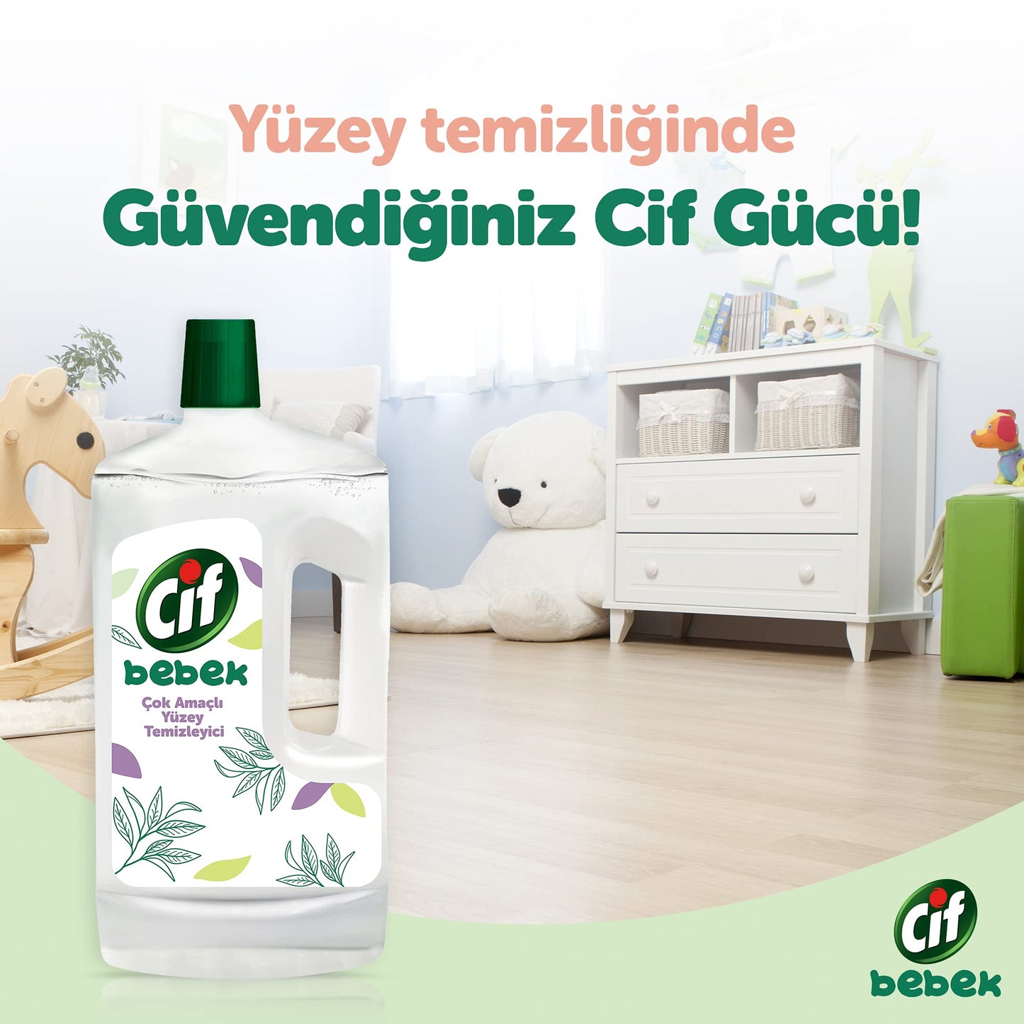 Cif Bebek Çok Amaçlı Yüzey Temizleyici 1000 ml