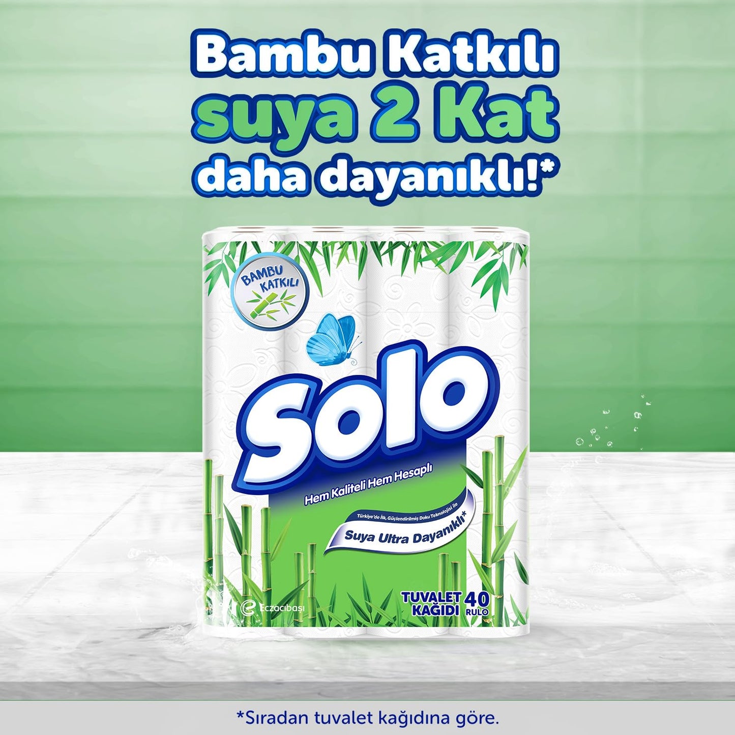 SOLO Bambu Katkılı Tuvalet Kağıdı 40’lı