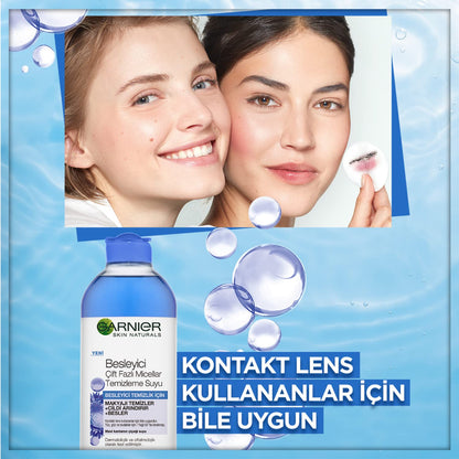 Garnier Skin Naturals Besleyici Çift Fazlı Micellar Temizleme Suyu (400 ml)
