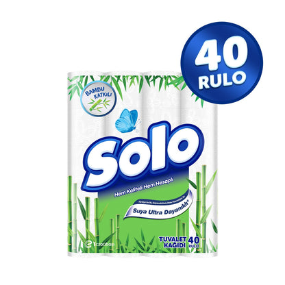 SOLO Bambu Katkılı Tuvalet Kağıdı 40’lı