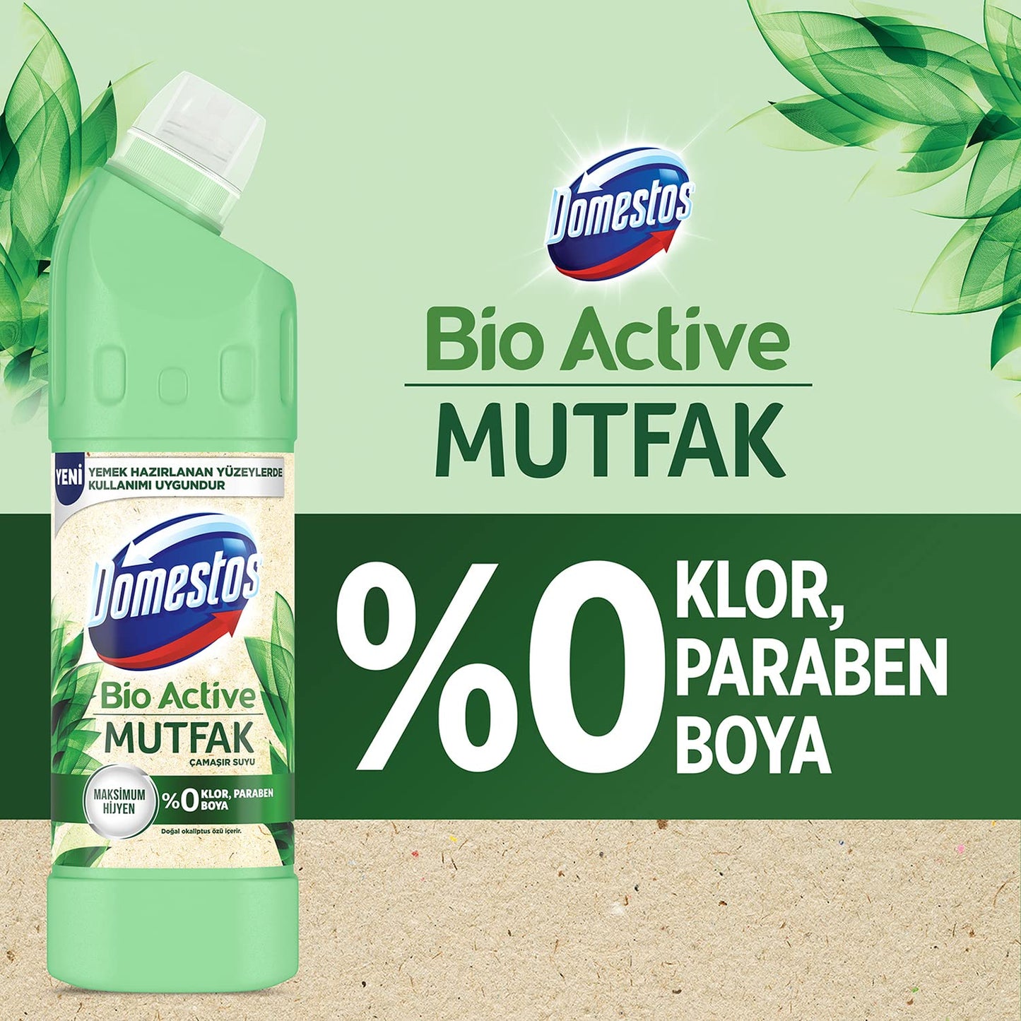 Domestos Yoğun Kıvamlı Çamaşır Suyu Bio Active 750 ml