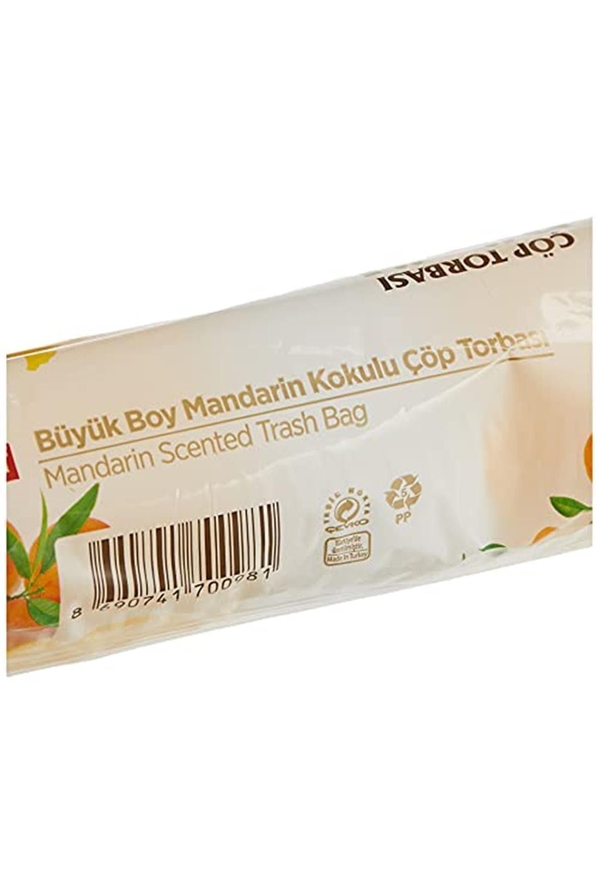 Koroplast Mandarin Kokulu Büyük Boy Çöp Torbası
