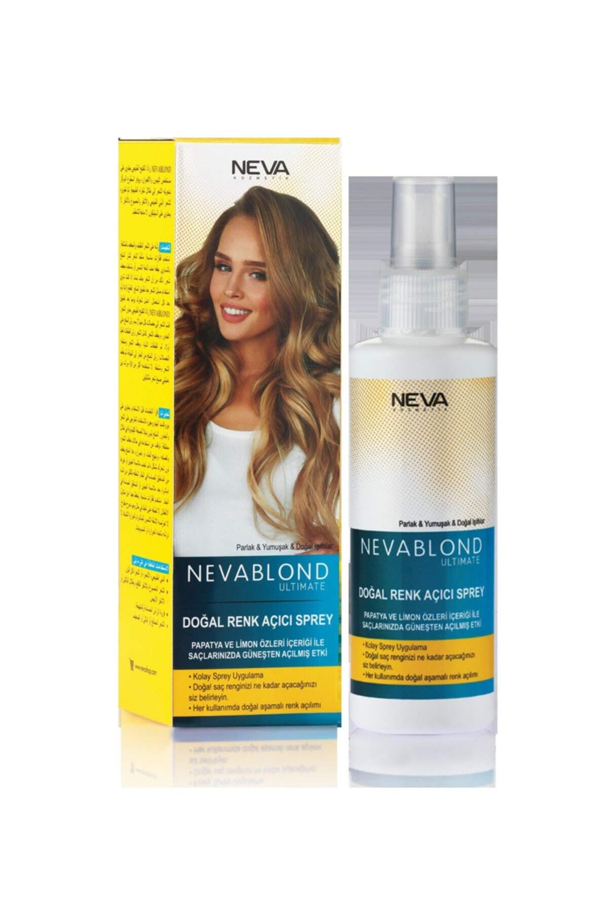 Neva Blond Doğal Renk Açıcı Papatya Özü Sprey 150 ml