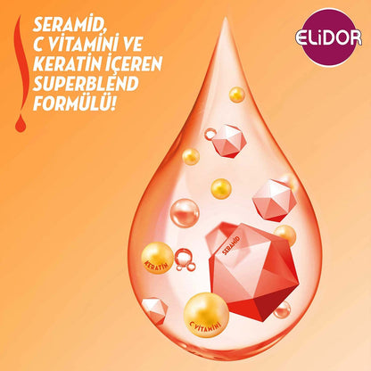 Elidor Superblend Saç Bakım Şampuanı Anında Onarıcı Bakım 400 ml + Serum Bakım Kremi 200 ml