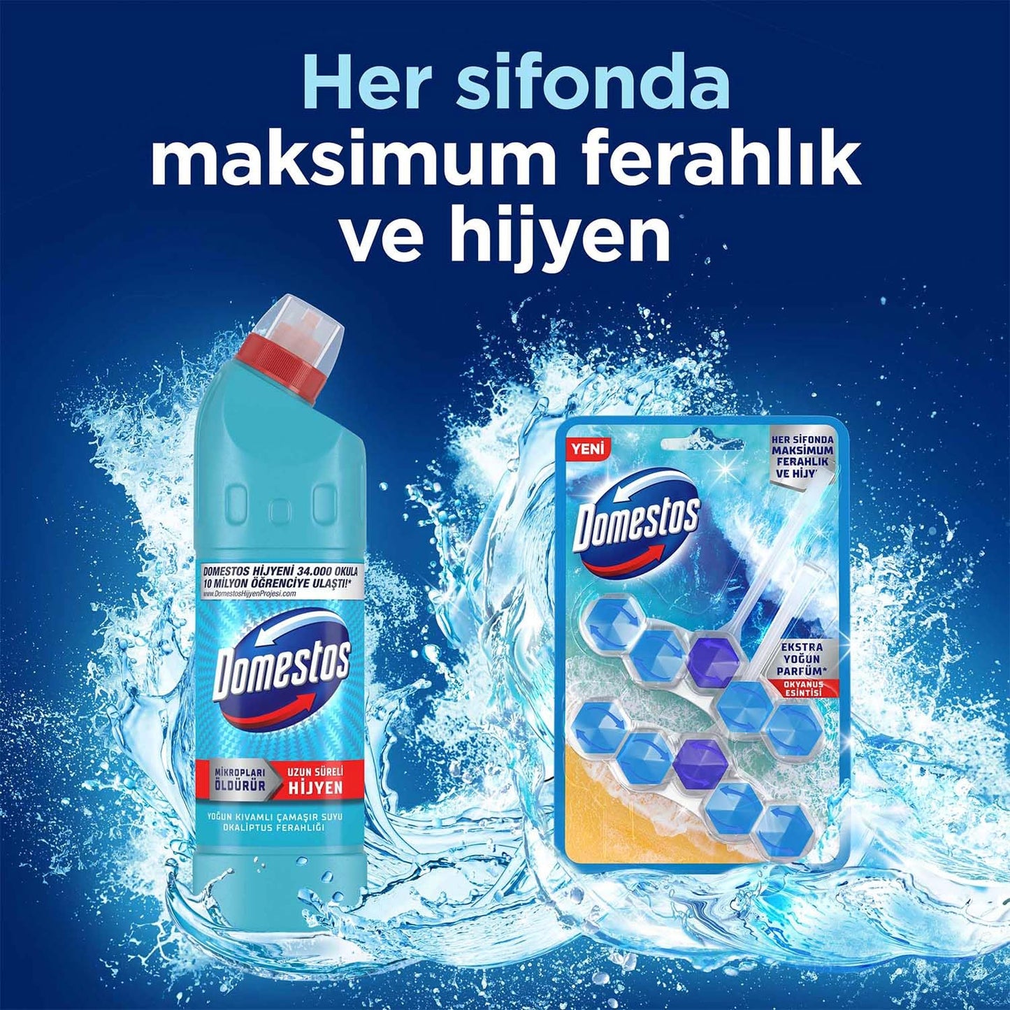 Domestos WC Blok 5'li Güç