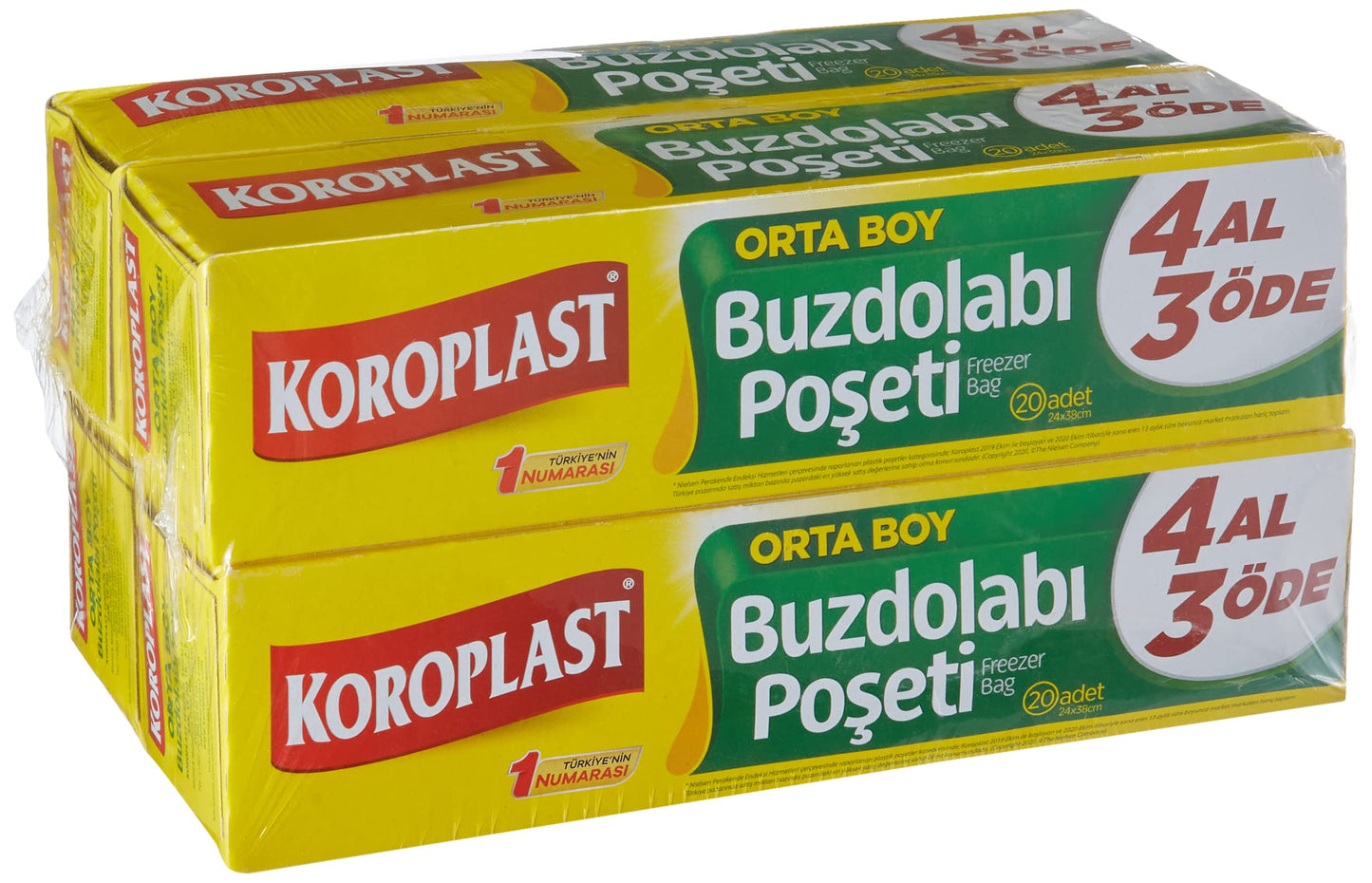 Koroplast 80'li 4 Al 3 Öde Buzdolabı Poşeti