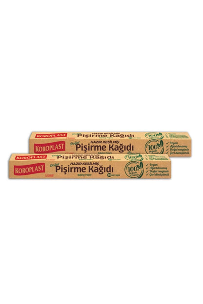 Koroplast Doğal Pişirme Kağıdı Hazır Kesim 10Lu X 2 Paket (42 * 37 Cm)