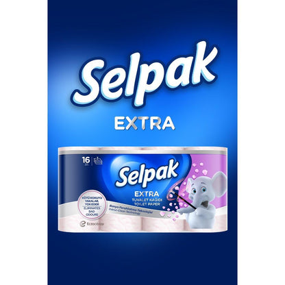 Selpak Extra Tuvalet Kağıdı Banyo Ferahlatma 16'lı