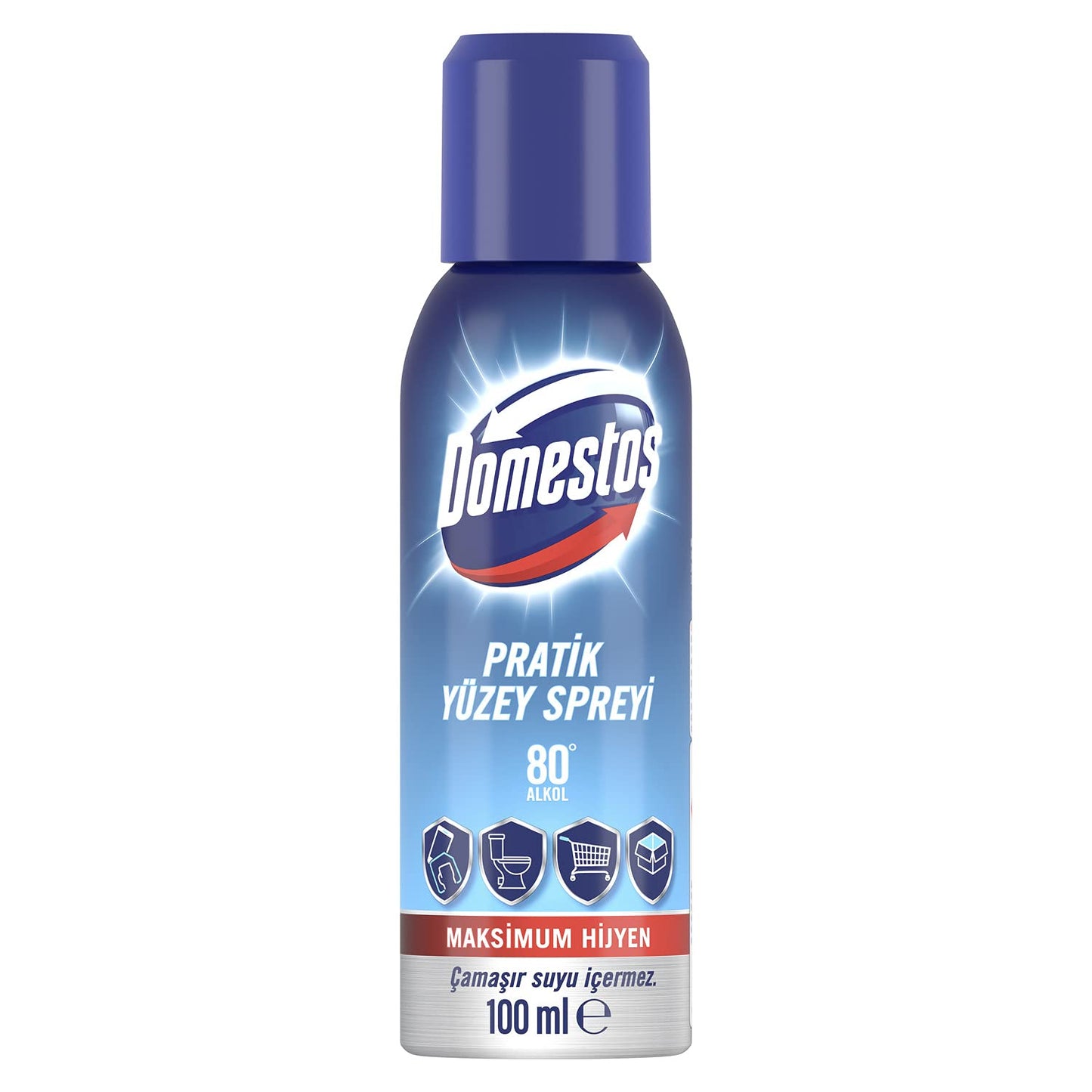 Domestos Pratik Yüzey Spreyi Maksimum Hijyen Alkol Bazlı 100 ml 1 Adet