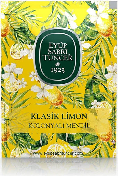 Eyüp Sabri Tuncer Kln.Mendil/Klasik Limon Kolonyalı Mendil 9,3 X 12,5 30 Lu Doypack