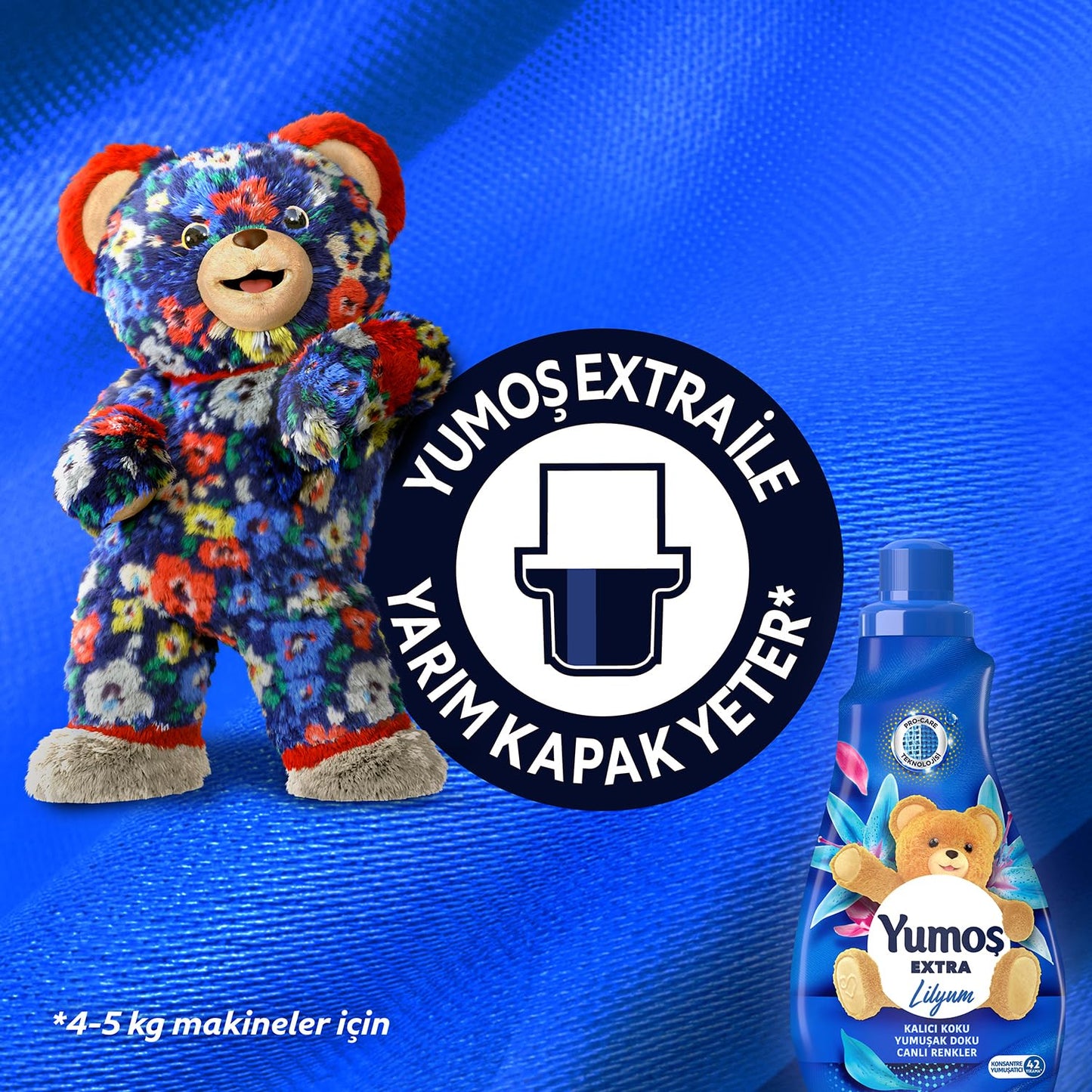 YUMOS Extra Konsantre Çamaşır Yumuşatıcısı Lilyum 1008 ml