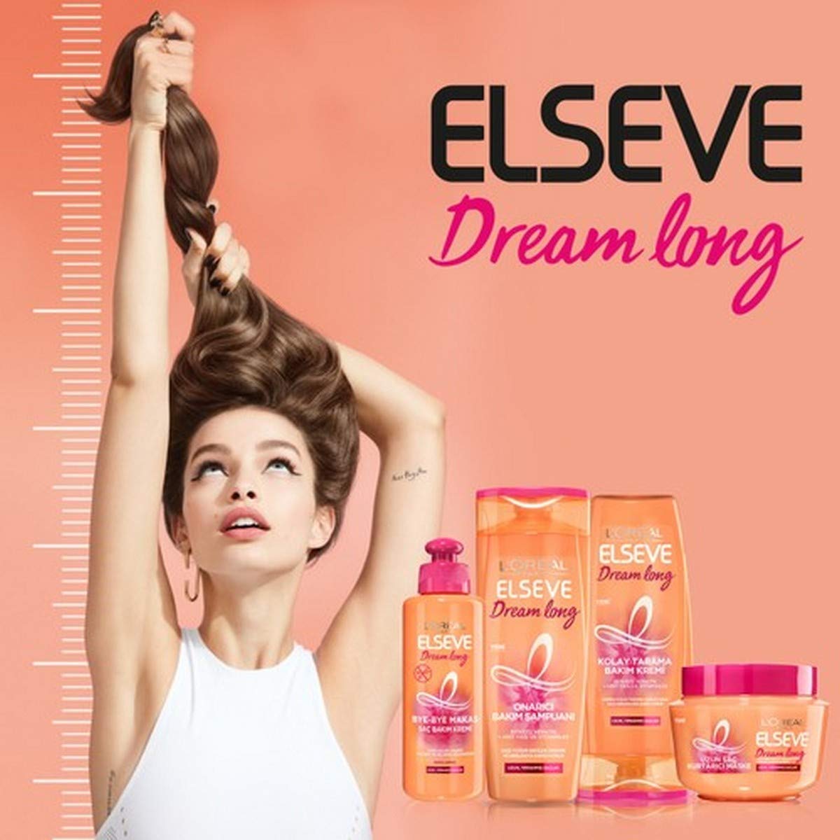 L'ORÉAL PARIS Elseve Dream Long Bye-Bye Makas Saç Bakım Kremi 200 ml