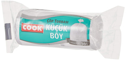 Cook Çöp Torbası Küçük Boy 40 x 47 cm (30 Adet/Rulo)