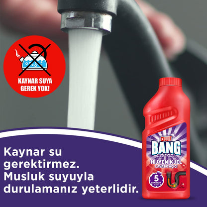 Cillit Bang Turbo Hijyenik Jel Lavabo Açıcı