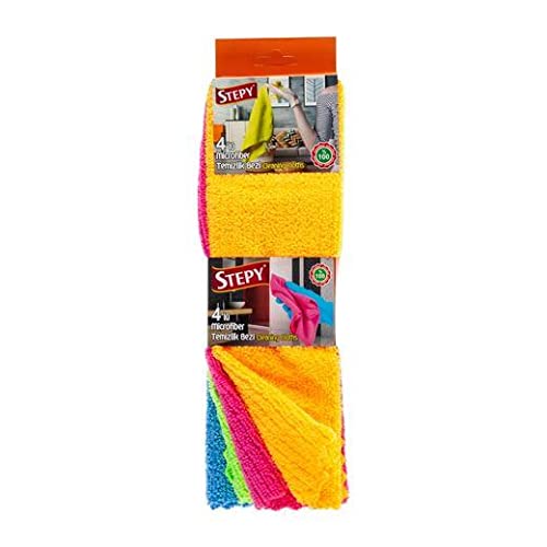 Stepy Microfiber Multicolor 4 lü