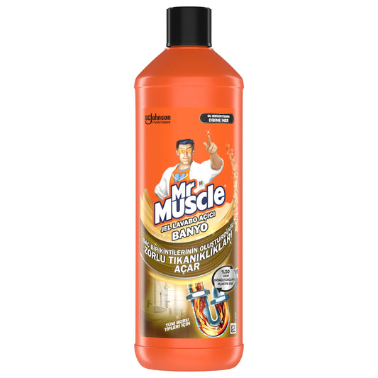 Mr Muscle Banyo Tüm Boru Tipleri için Jel Lavabo Açıcı 1000 mL