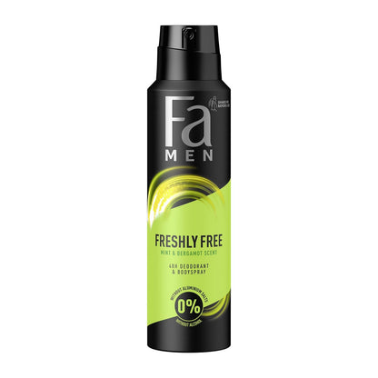 FA Fa DS Men Freshly Free Mint&Bergamot Deo Sprey 150 ml