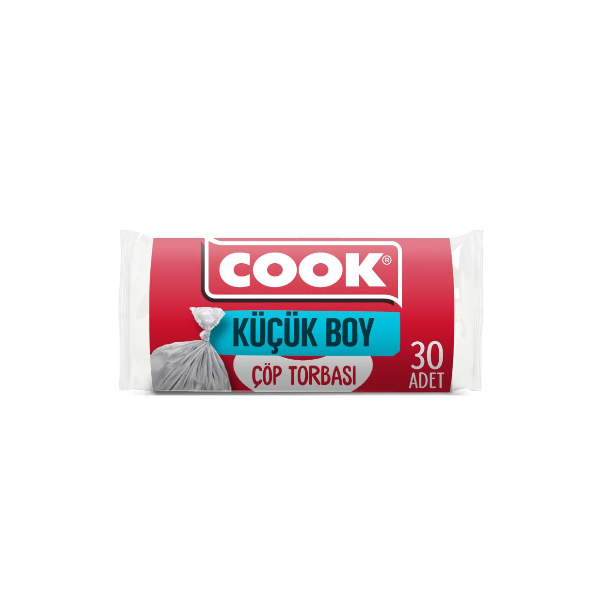 Cook Çöp Torbası Küçük Boy 40 x 47 cm (30 Adet/Rulo)