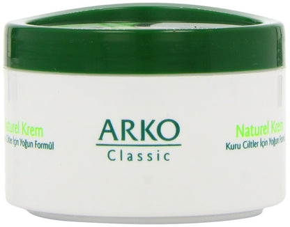 Arko Classic Naturel Kavanoz Krem 300 Ml